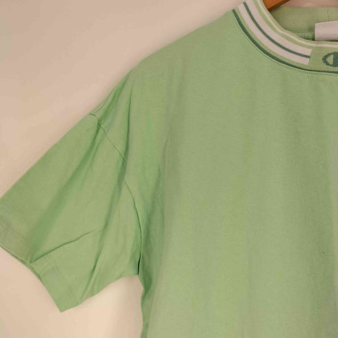 チャンピオン Champion 配色切替 スクリプトロゴプリント クルーネックTシャツ メンズ import:S