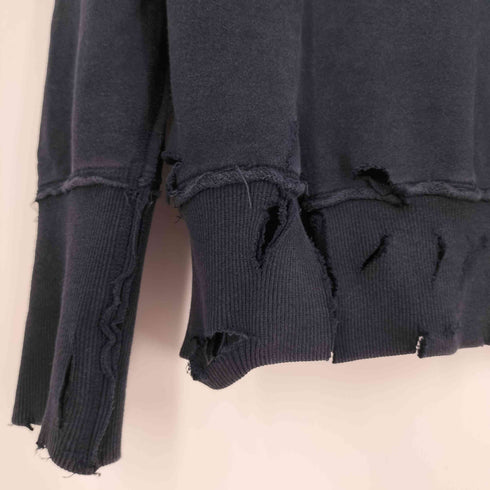RYZWEAR クラッシュ加工 クルーネックスウェット メンズ JPN:L