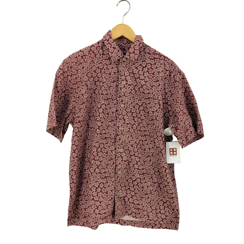 エディーバウアー Eddie Bauer 花柄 コットンシャツ メンズ import:XS