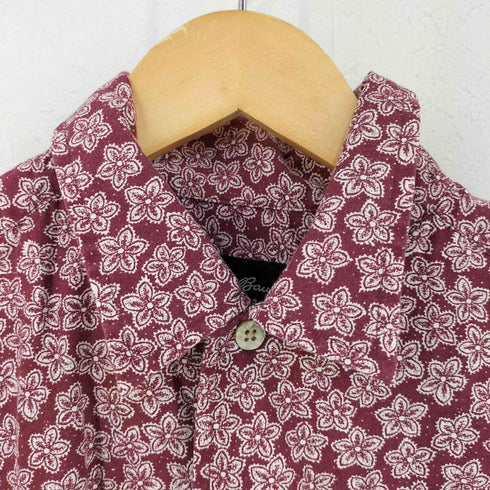 エディーバウアー Eddie Bauer 花柄 コットンシャツ メンズ import:XS
