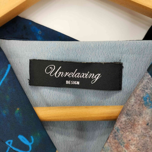 アンリラクシング unrelaxing 総柄オープンカラーシャツ メンズ