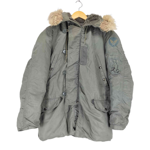 ユーエスエアーフォース U.S. AIR FORCE ALBERT TURNER社 初期 USAF N-3B Flight Jacket CROWN ZIP 黒タグ メンズ M