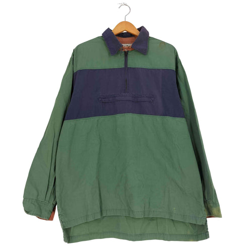 エルエルビーン L.L.Bean 90s チンスト ハーフジップ プルオーバー シャツ メンズ import:L