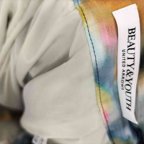 ビューティーアンドユースユナイテッドアローズ BEAUTY & YOUTH UNITED ARROWS 総柄プリント タックパンツ レディース JPN:M