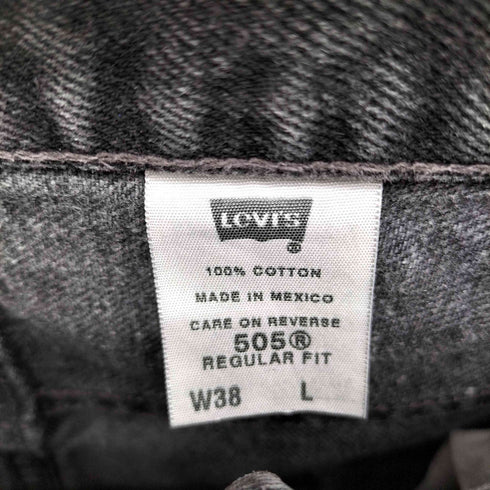 リーバイス Levis 00S メキシコ製 505 ブラックデニム ショーツ メンズ W38