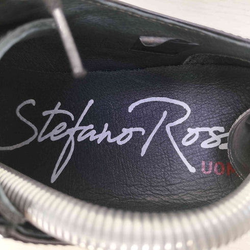 ステフノロッシ STEFANO ROSSI Squalo Lace スカーロ レース プレーントゥ レザー ビジネスシューズ メンズ 26.5-27.0cm