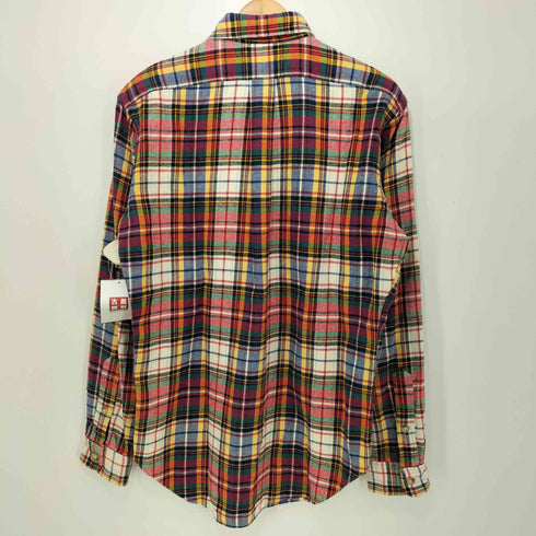 ポロバイラルフローレン Polo by RALPH LAUREN フラップポケット L/Sチェックネルシャツ メンズ import:S