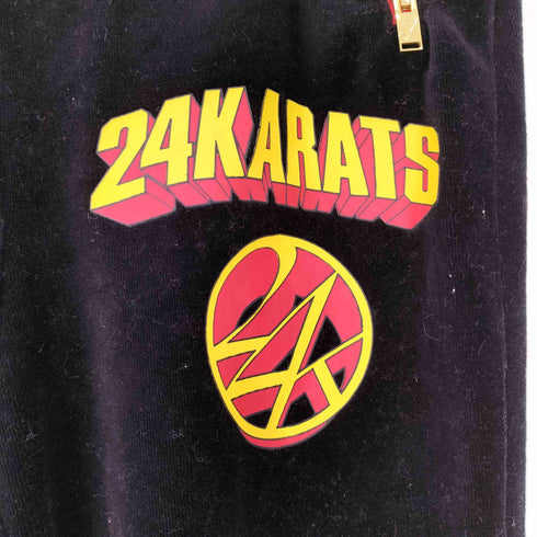トゥエンティーフォーカラッツ 24karats THE SURVIVAL ベロア ジップパーカー イージーパンツ セットアップ メンズ M