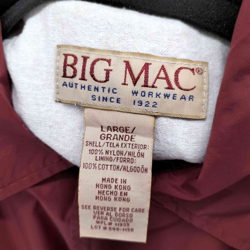 ビッグマック BIG MAC ラグランスリーブ コーチジャケット メンズ L