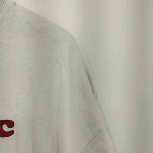 UUCSCC 両面 フロッキープリント クルーネック Tシャツ ビッグサイズ メンズ 3XL