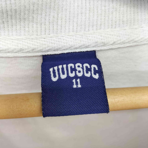 UUCSCC 両面 フロッキープリント クルーネック Tシャツ ビッグサイズ メンズ 3XL