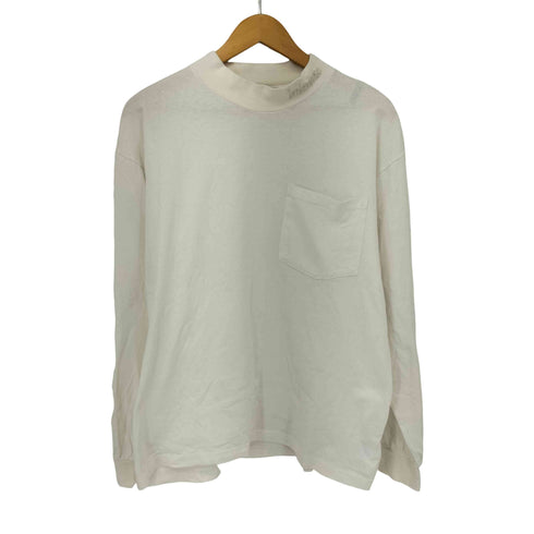 BROKEN BASE 首元刺繍 ハイネック L/S Tシャツ メンズ JPN:L
