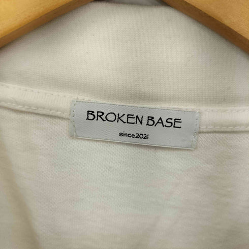 BROKEN BASE 首元刺繍 ハイネック L/S Tシャツ メンズ JPN:L