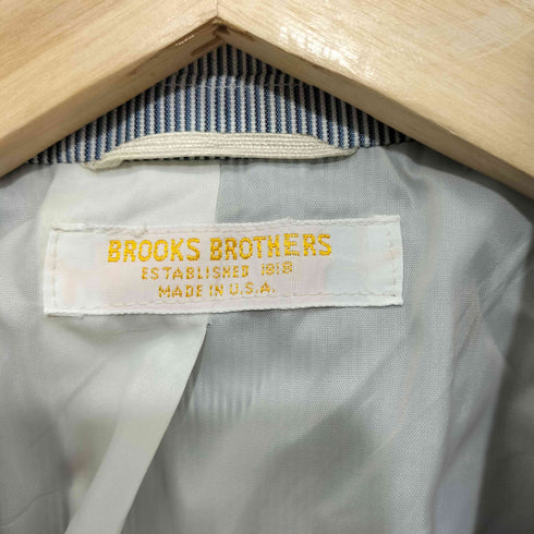 ブルックスブラザーズ BROOKS BROTHERS USA製 ストライプ柄 シングルテーラードジャケット セットアップ メンズ