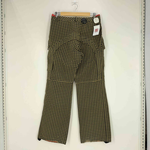 グリフィン GRIFFIN イタリア製 千鳥格子柄 マルチポケットパンツ メンズ 32