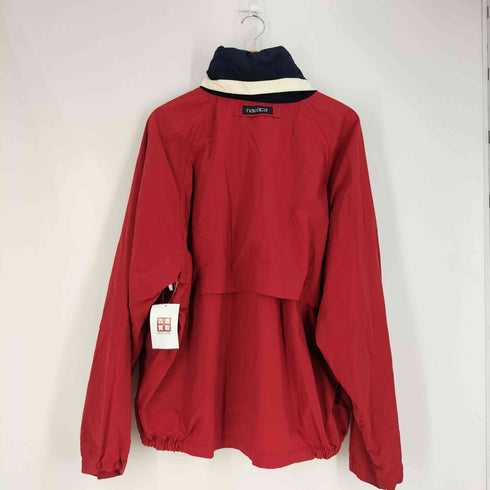ノーティカ NAUTICA 90s ロゴ刺繍 ナイロン セーリングジャケット メンズ import:XL