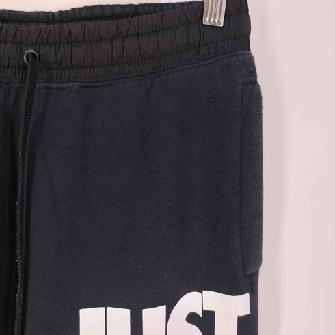 ナイキ NIKE ナイロン切替 JUST DO IT プリント スウェット パンツ メンズ L
