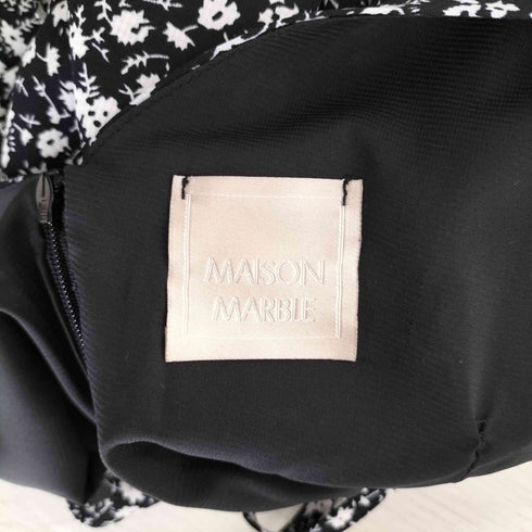 MAISON MARBLE Floral Dress 花柄 フリル ワンピース レディース