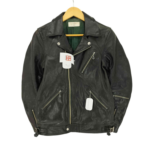 サンディニスタ Sandinista HORSE HIDE ダブルライダースジャケット 裏地チェック メンズ