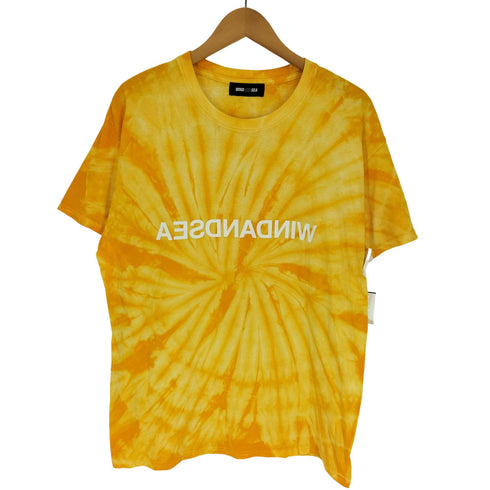 ウィンダンシー WIND AND SEA 反転 ロゴ タイダイ Tシャツ メンズ