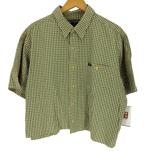ポロスポーツラルフローレン POLO SPORT RALPH LAUREN SPORTMAN S/S クロップド チェック シャツ カットオフ メンズ import:L