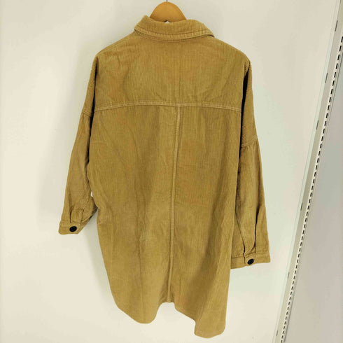 ザラ ZARA trf collection コーデュロイ コーズ CPO シャツ ジャケット レディース import:M