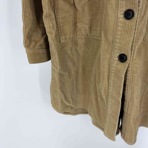 ザラ ZARA trf collection コーデュロイ コーズ CPO シャツ ジャケット レディース import:M