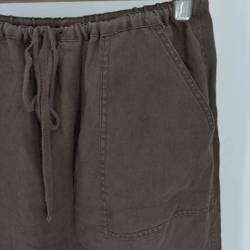エディーバウアー Eddie Bauer リネン イージー ベイカー フレア スカート レディース M
