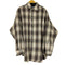 ホワイトランド WHITELAND ダメージ L/S チェックシャツ メンズ