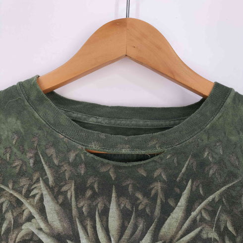 ザマウンテン the mountain フェイスプリント クルーネック Tシャツ メンズ import:M