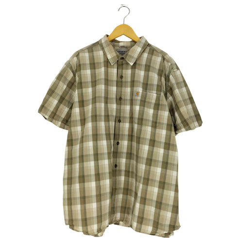 カーハート Carhartt RELAXED FIT チェック レギュラーカラーシャツ メンズ 2XL