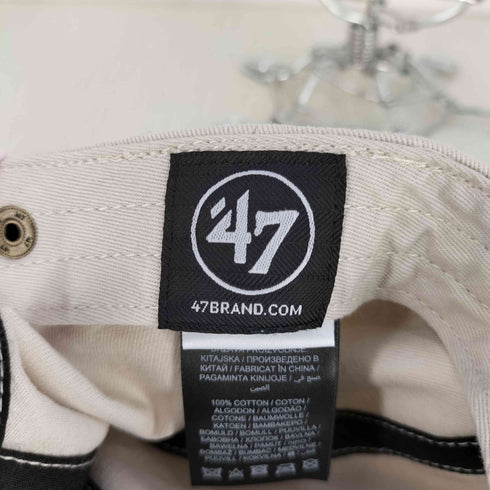 フォーティセブンブランド 47 BRAND MLBチームロゴ刺繍 6パネルキャップ メンズ ONE SIZE