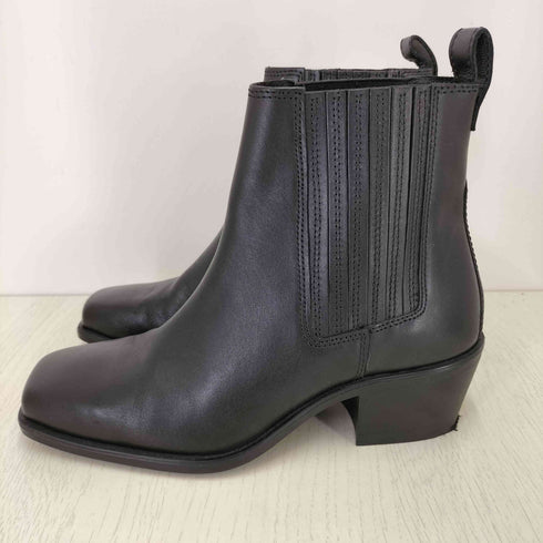 ザラ ZARA Leather Cow Boy Boots スクエアトゥ レザー カウボーイ ブーツ メンズ EUR:39