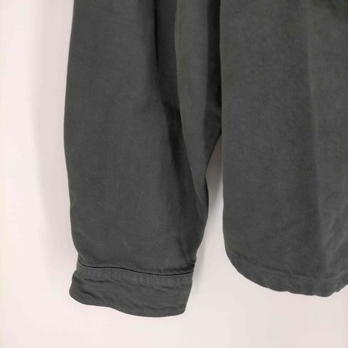 ザラ ZARA 比翼クロップドシャツジャケット メンズ import:L