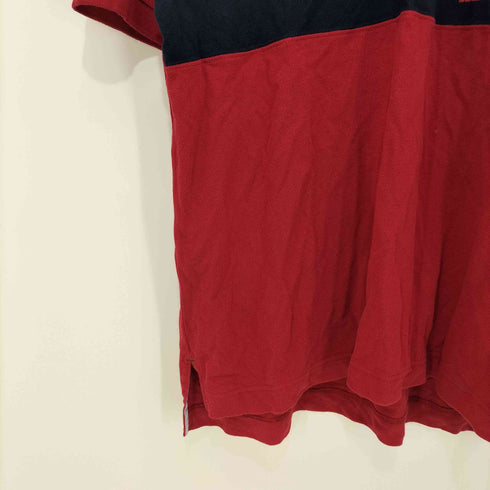 トミーヒルフィガー TOMMY HILFIGER 刺繍ロゴ ポロシャツ メンズ L