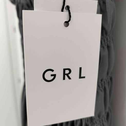 グレイル GRL ショルダーリボンティアードワンピース レディース F