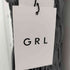 グレイル GRL ショルダーリボンティアードワンピース レディース F