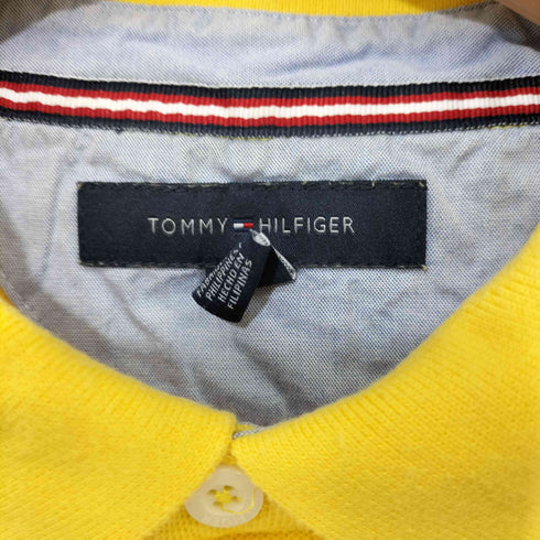 トミーヒルフィガー TOMMY HILFIGER ワッペン刺繍ロゴ ポロシャツ メンズ XL