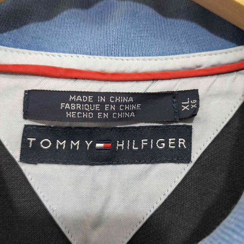 トミーヒルフィガー TOMMY HILFIGER 刺繍ロゴ ポロシャツ メンズ XL