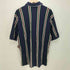 トミーヒルフィガー TOMMY HILFIGER 刺繍ロゴ マルチストライプ ポロシャツ メンズ XL