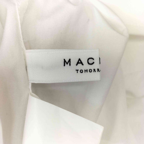 マカフィー MACPHEE ノーカラーチュニックシャツ レディース 36