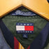 トミーヒルフィガー TOMMY HILFIGER エンブレム刺繍ロゴ マルチストライプ ポロシャツ メンズ L