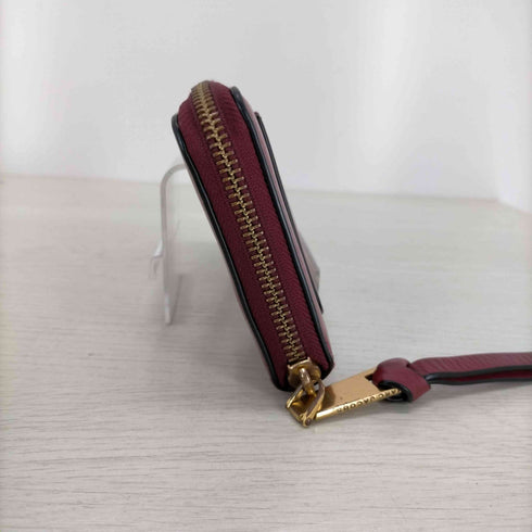 マークジェイコブス MARC JACOBS ラウンドファスナーレザーウォレット レディース