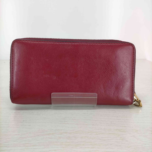 マークジェイコブス MARC JACOBS ラウンドファスナーレザーウォレット レディース
