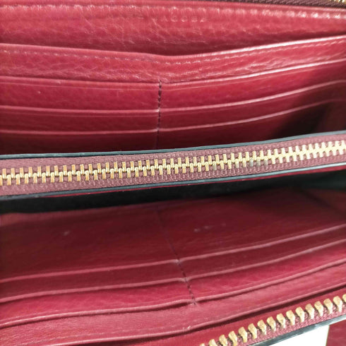 マークジェイコブス MARC JACOBS ラウンドファスナーレザーウォレット レディース