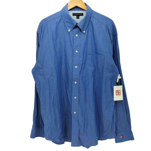 トミーヒルフィガーゴルフ TOMMY HILFIGER GOLF ボタンダウン ロングスリーブシャツ メンズ XL