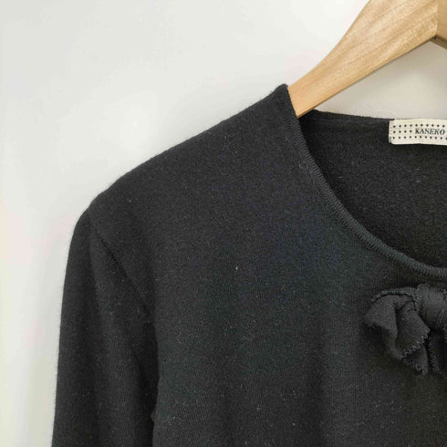 カネコイサオ KANEKO ISAO 90S リボン ラム ウール L/S ニット レディース