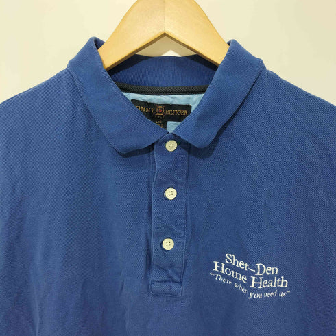 トミーヒルフィガーゴルフ TOMMY HILFIGER GOLF 刺繍ロゴ ポロシャツ メンズ L
