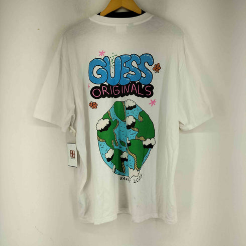 ゲス GUESS 両面プリント L/S Tシャツ メンズ import:L