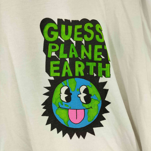 ゲス GUESS 両面プリント L/S Tシャツ メンズ import:L
